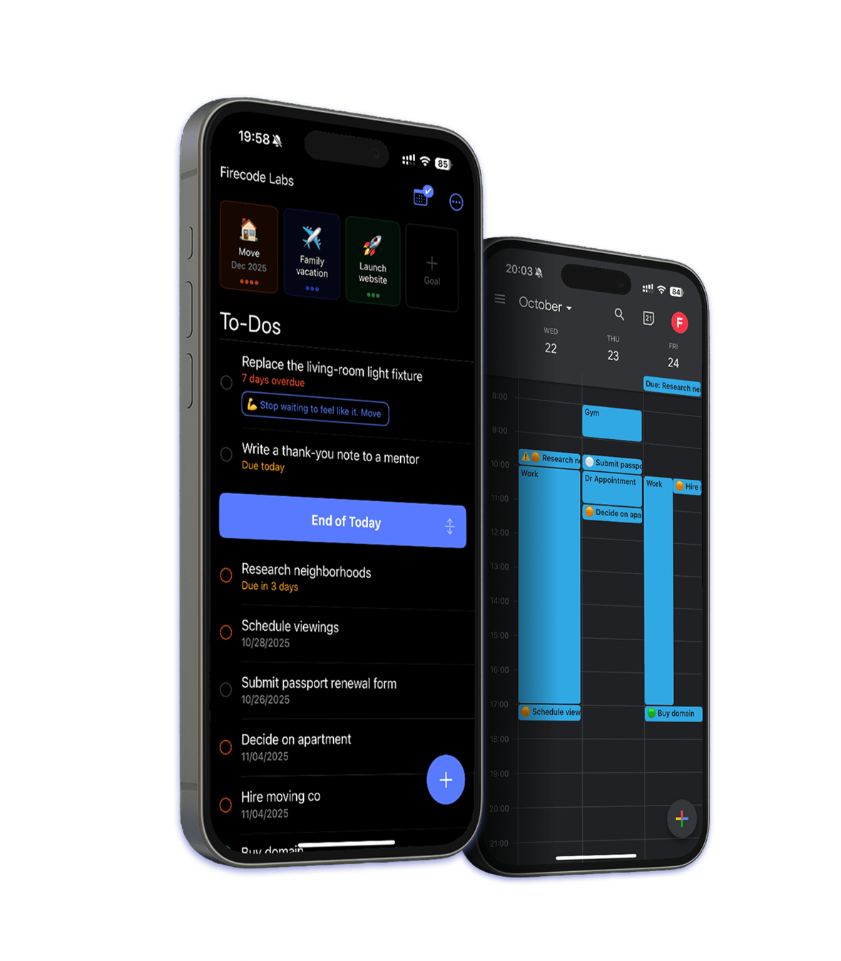 App and calendar App and calendar